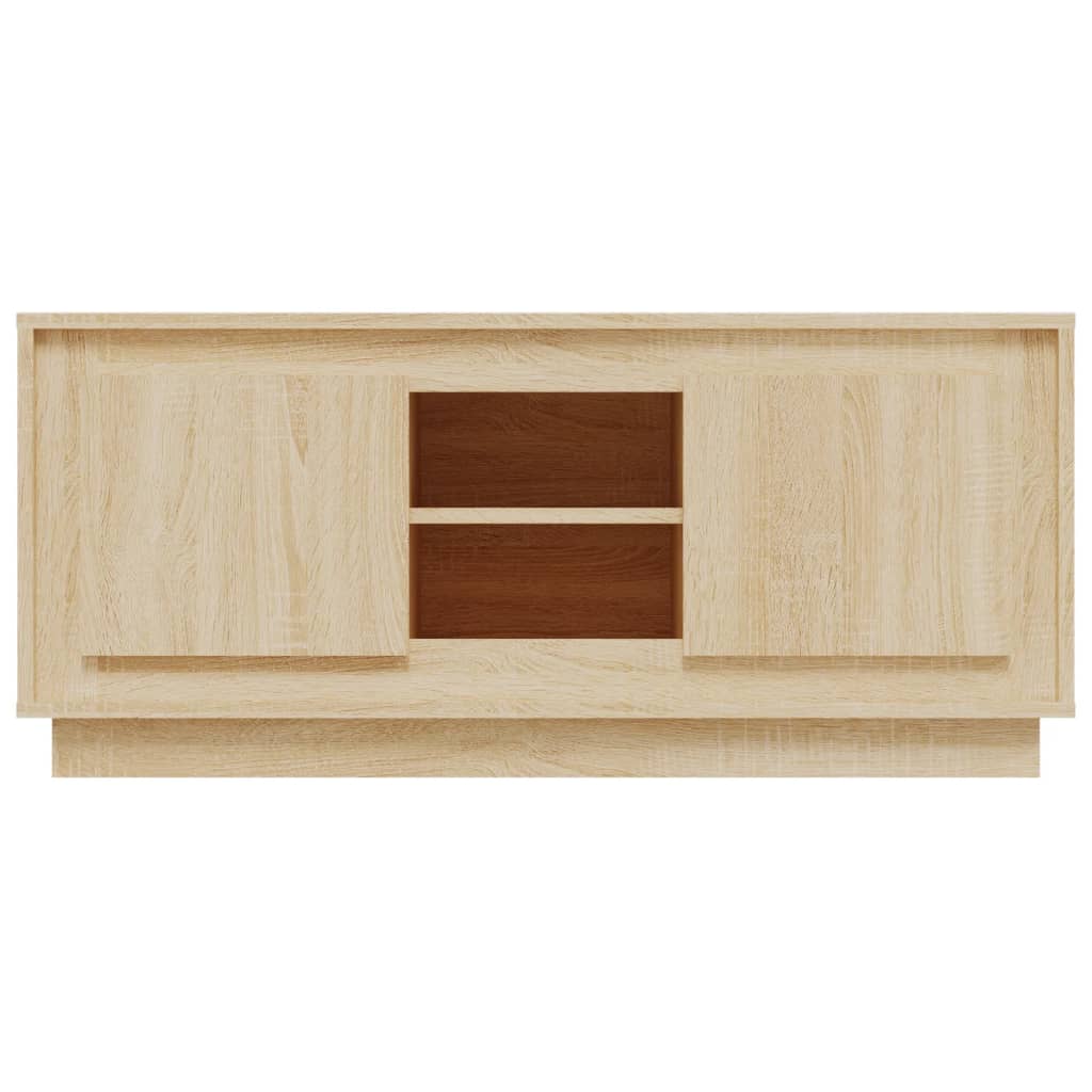 TV Cabinet Sonoma Oak 102x35x45 cm Engineered Wood