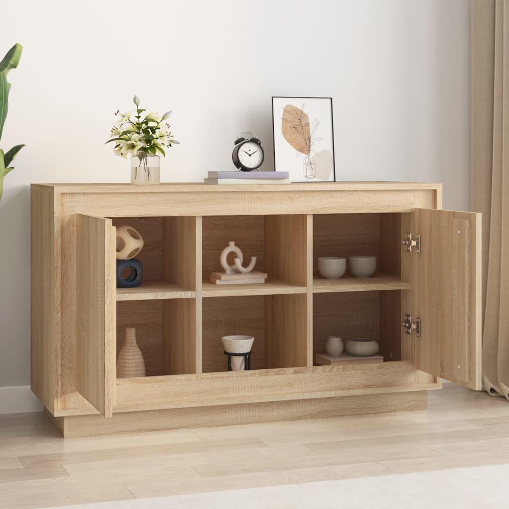 Sideboard Sonoma Oak 102x35x60 cm Engineered Wood