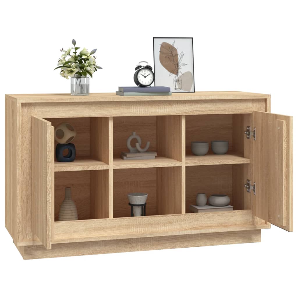 Sideboard Sonoma Oak 102x35x60 cm Engineered Wood