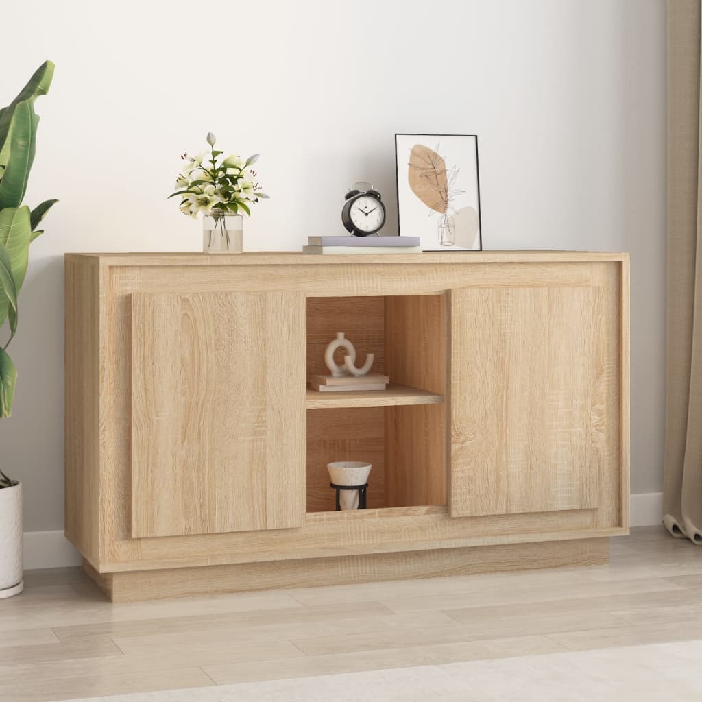 Sideboard Sonoma Oak 102x35x60 cm Engineered Wood