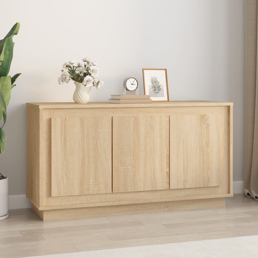 Sideboard Sonoma Oak 102x35x55 cm Engineered Wood