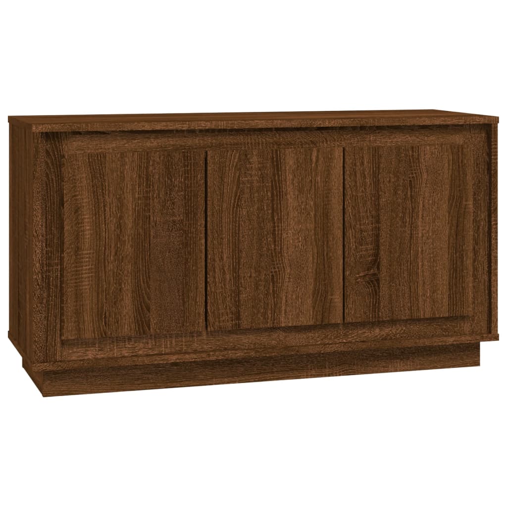 Sideboard Brown Oak 102x35x55 cm Engineered Wood