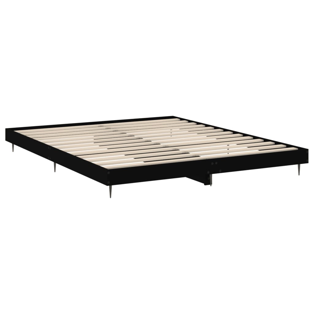 Bed Frame Black Emperor Engineered Wood