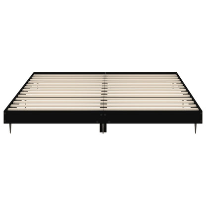 Bed Frame Black Emperor Engineered Wood