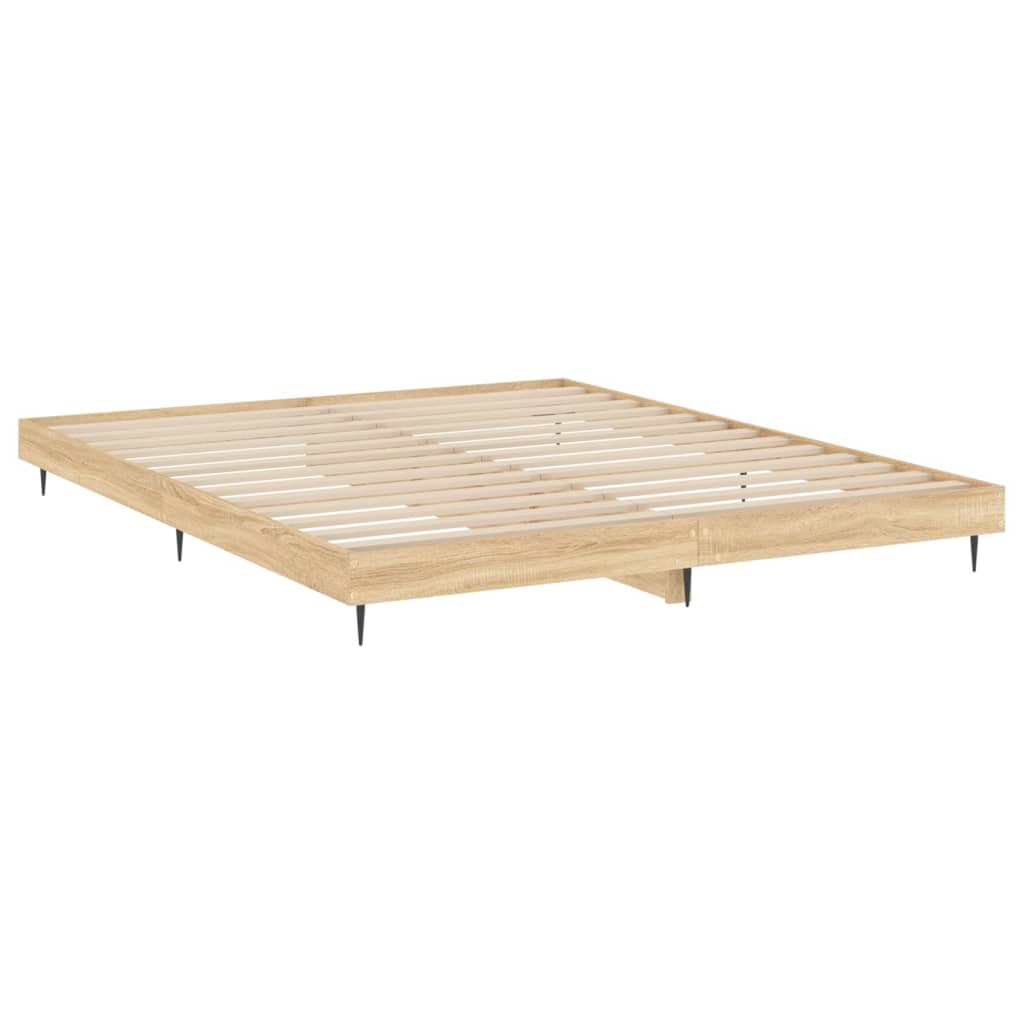 Bed Frame Sonoma Oak Emperor Engineered Wood