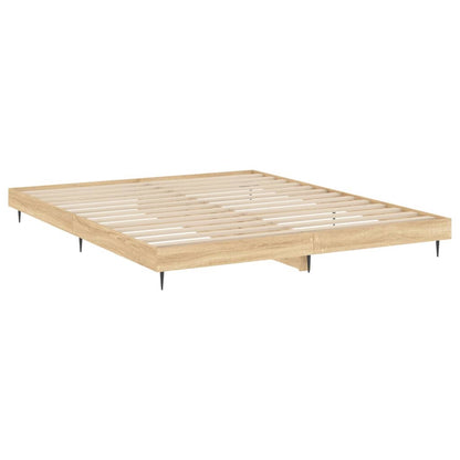 Bed Frame Sonoma Oak Emperor Engineered Wood