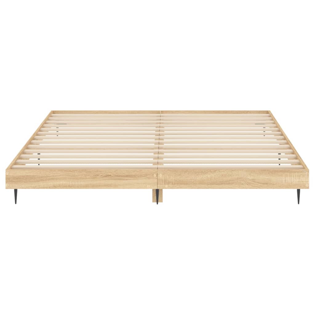 Bed Frame Sonoma Oak Emperor Engineered Wood