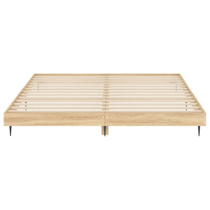 Bed Frame Sonoma Oak Emperor Engineered Wood