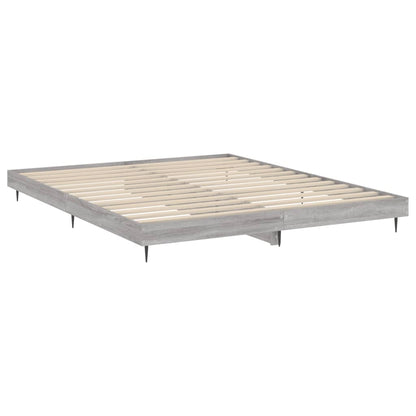 Bed Frame Grey Sonoma Emperor Engineered Wood