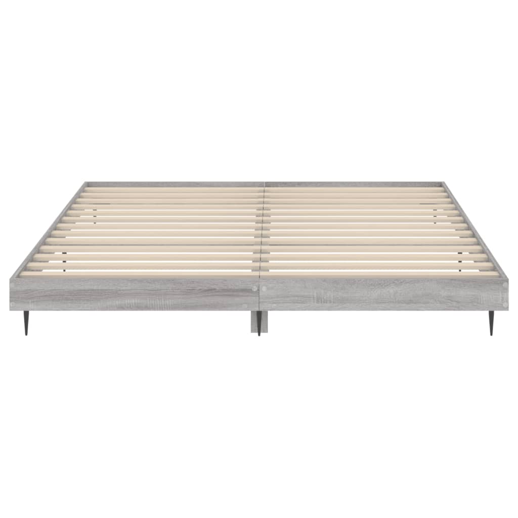 Bed Frame Grey Sonoma Emperor Engineered Wood