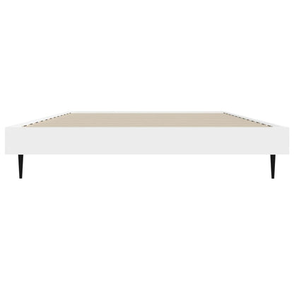 Bed Frame White 100x200 cm Engineered Wood