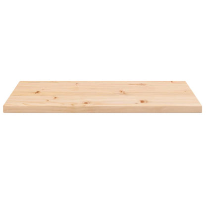 Table Top 80x40x2.5 cm Solid Wood Pine Rectangular