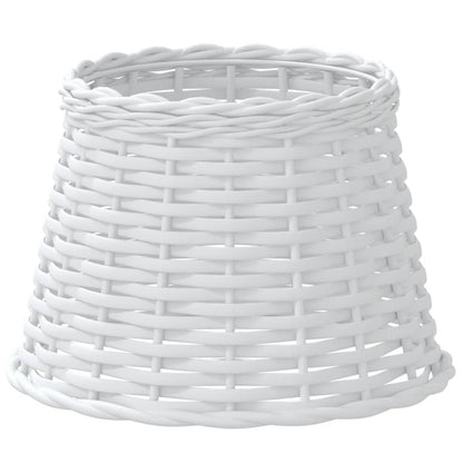 Lamp Shade White Ø25x17 cm Wicker