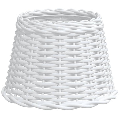 Lamp Shade White Ø30x20 cm Wicker