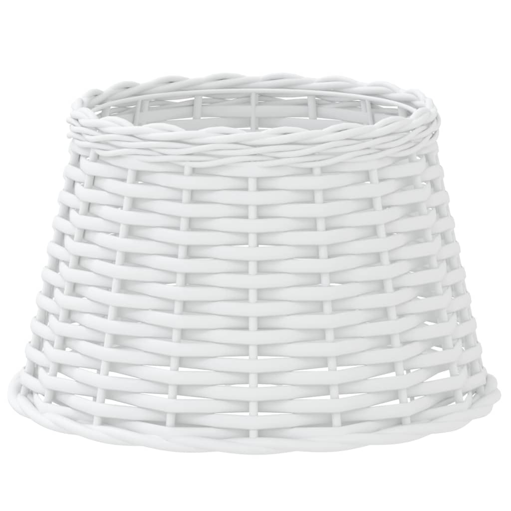 Lamp Shade White Ø38x23 cm Wicker