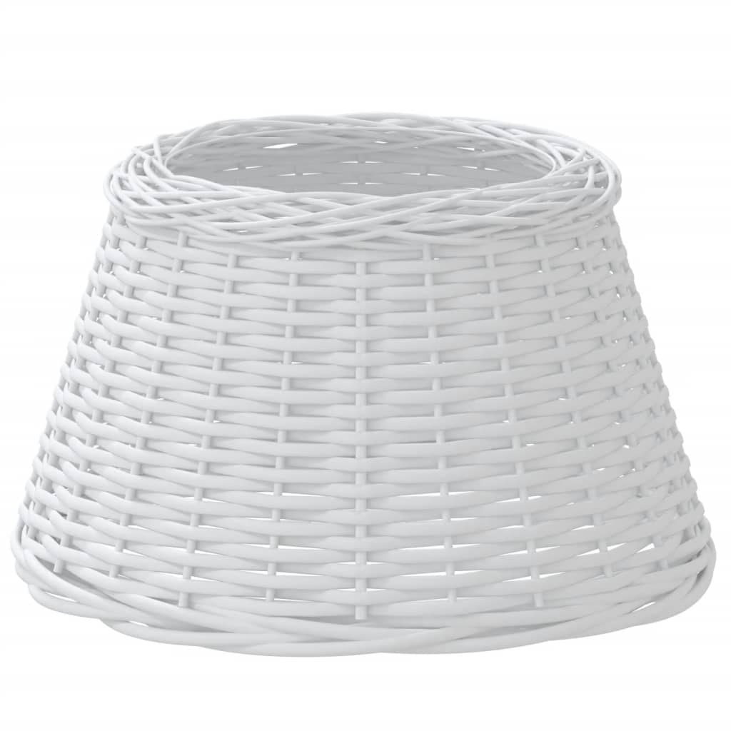 Lamp Shade White Ø50x30 cm Wicker