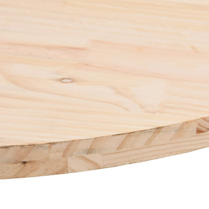 Table Top 70x35x2.5 cm Solid Wood Pine Oval