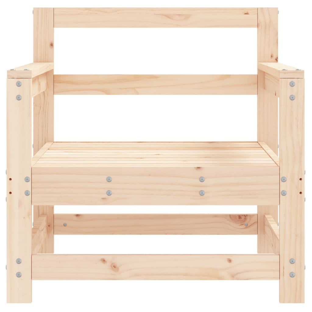 Garden Chairs 2 pcs Solid Wood Pine