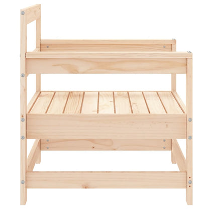 Garden Chairs 2 pcs Solid Wood Pine