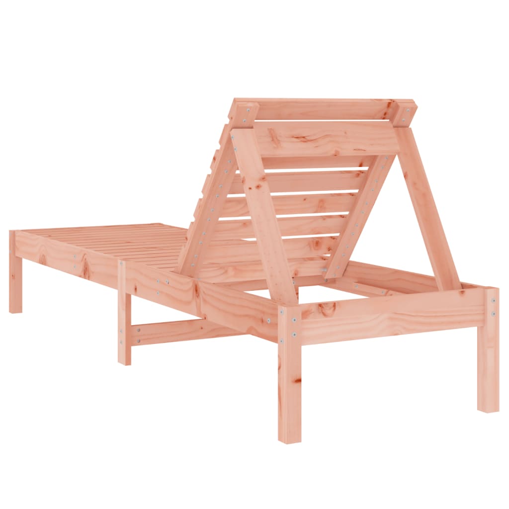 Sun Lounger 199.5x60x74 cm Solid Wood Douglas