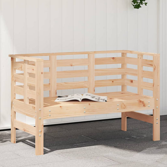 Garden Bench 111.5x53x71 cm Solid Wood Pine