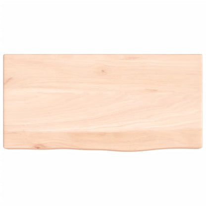 Wall Shelf 40x20x6 cm Untreated Solid Wood Oak