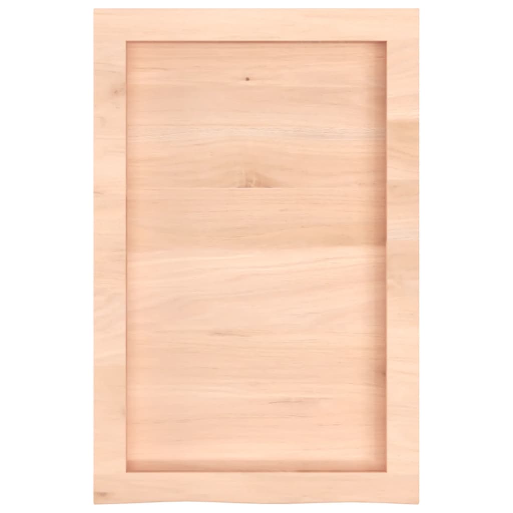 Wall Shelf 40x60x(2-6) cm Untreated Solid Wood Oak