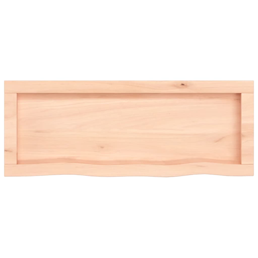 Wall Shelf 80x30x(2-6) cm Untreated Solid Wood Oak