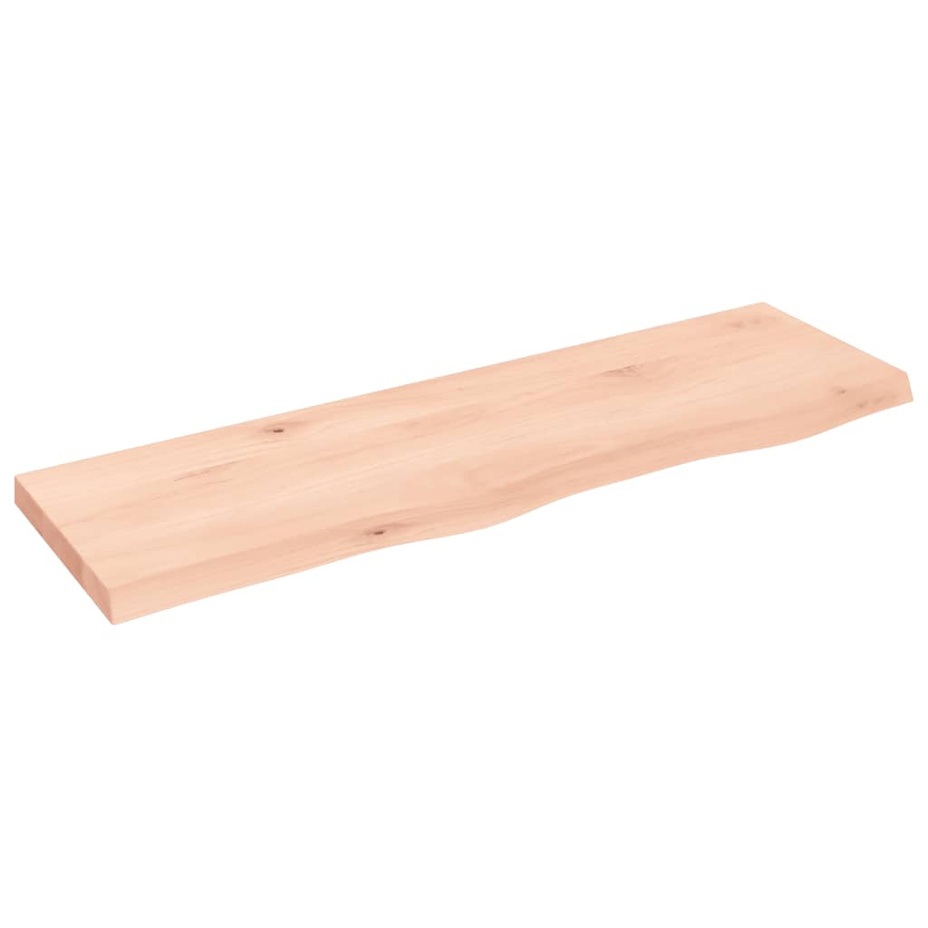 Wall Shelf 100x30x(2-4) cm Untreated Solid Wood Oak