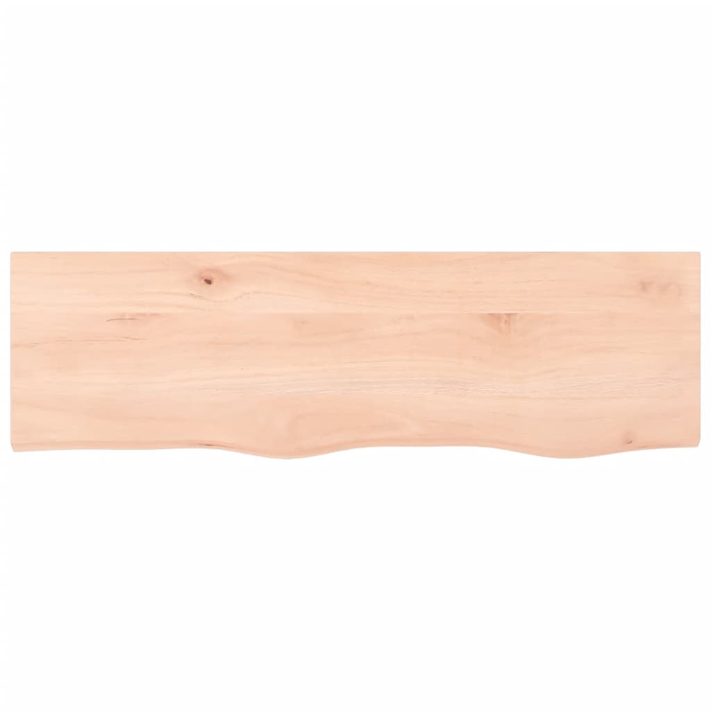 Wall Shelf 100x30x(2-4) cm Untreated Solid Wood Oak