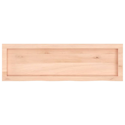 Wall Shelf 100x30x(2-4) cm Untreated Solid Wood Oak