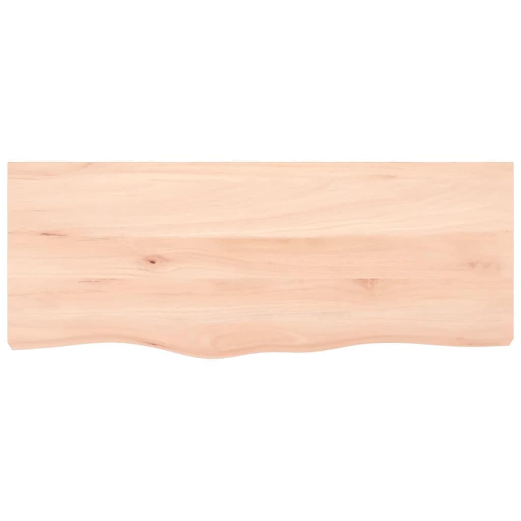 Wall Shelf 100x40x(2-6) cm Untreated Solid Wood Oak