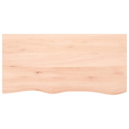 Wall Shelf 100x50x(2-4) cm Untreated Solid Wood Oak