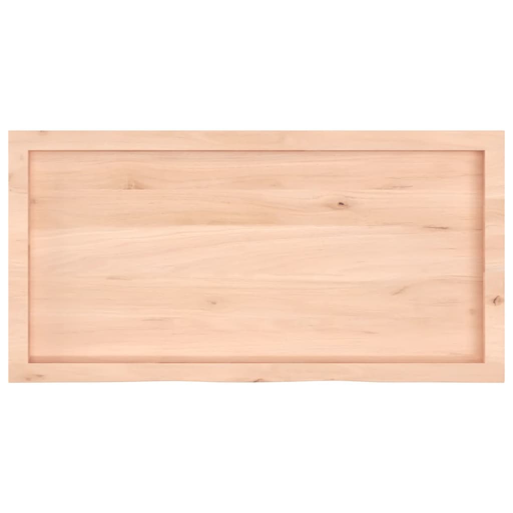 Wall Shelf 100x50x(2-4) cm Untreated Solid Wood Oak