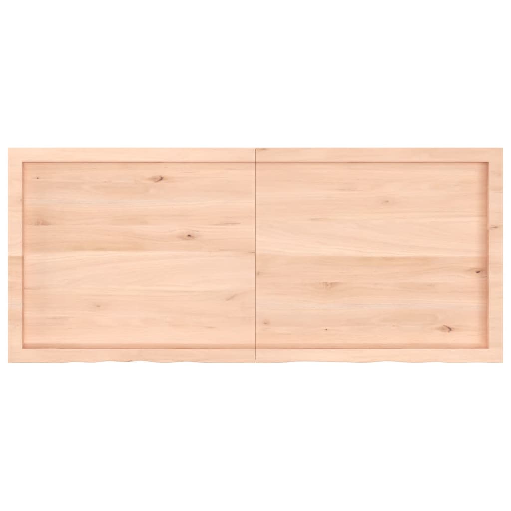 Wall Shelf 140x60x(2-4) cm Untreated Solid Wood Oak