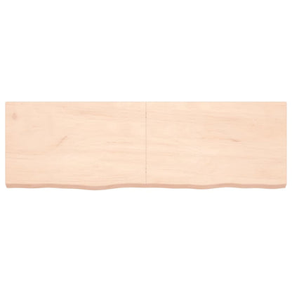 Wall Shelf 160x50x(2-6) cm Untreated Solid Wood Oak