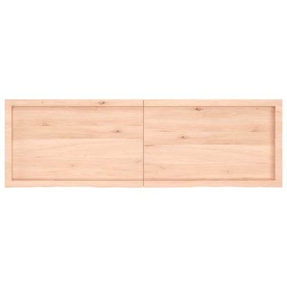 Wall Shelf 160x50x(2-6) cm Untreated Solid Wood Oak