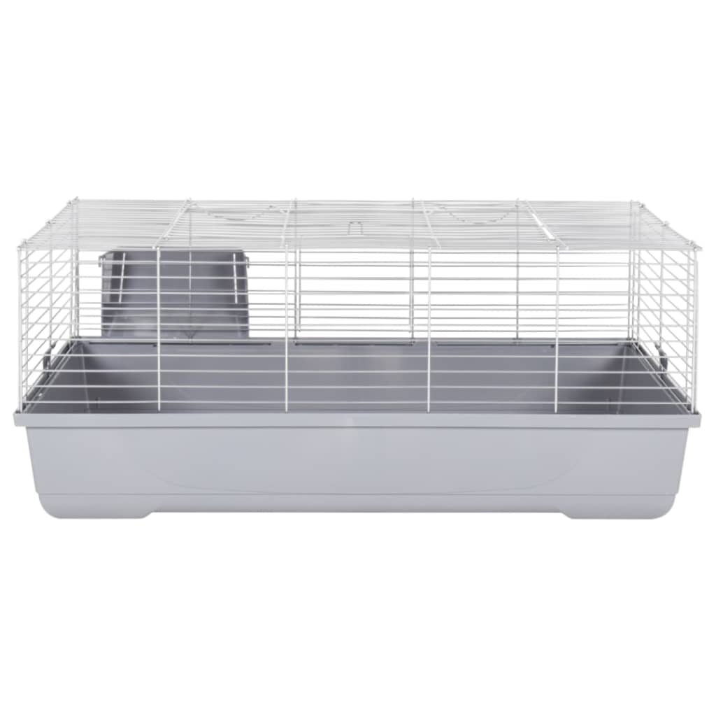 Small Animal Cage Grey 100x53x46 cm Polypropylene and Metal