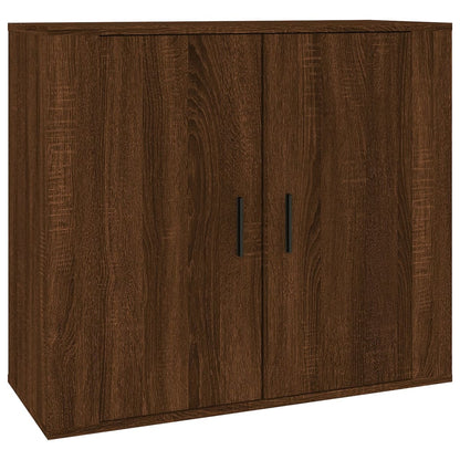 Sideboards 3 pcs Brown Oak Engineered Wood