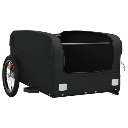 Bike Trailer Black 45 kg Iron