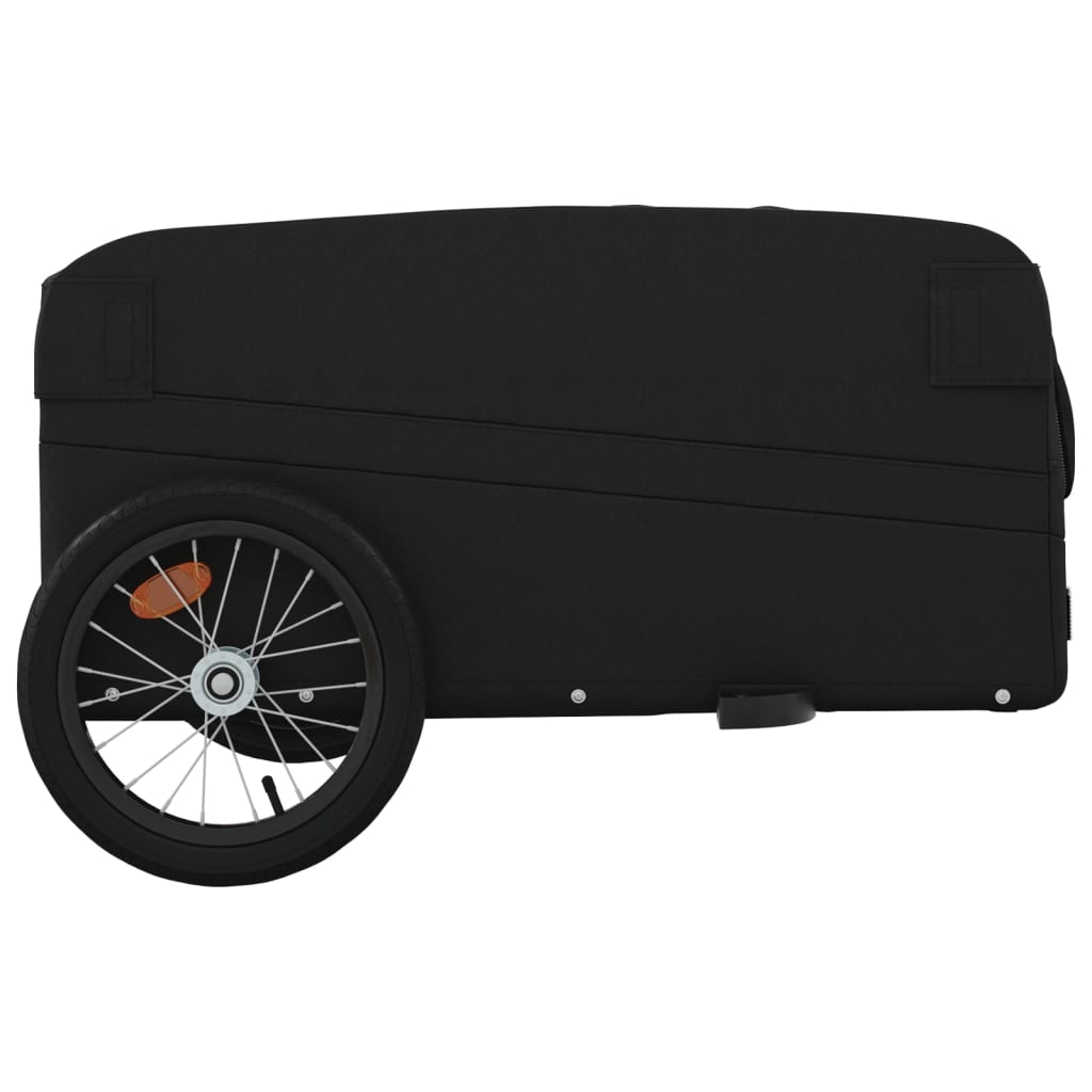 Bike Trailer Black 45 kg Iron