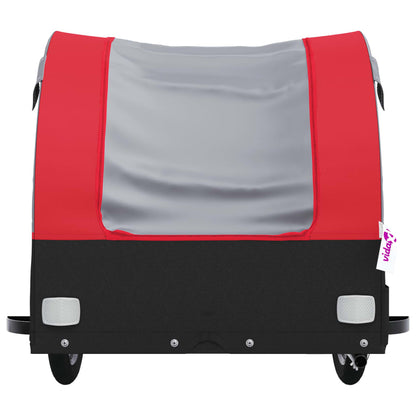 Bike Trailer Black and Red 45 kg Iron