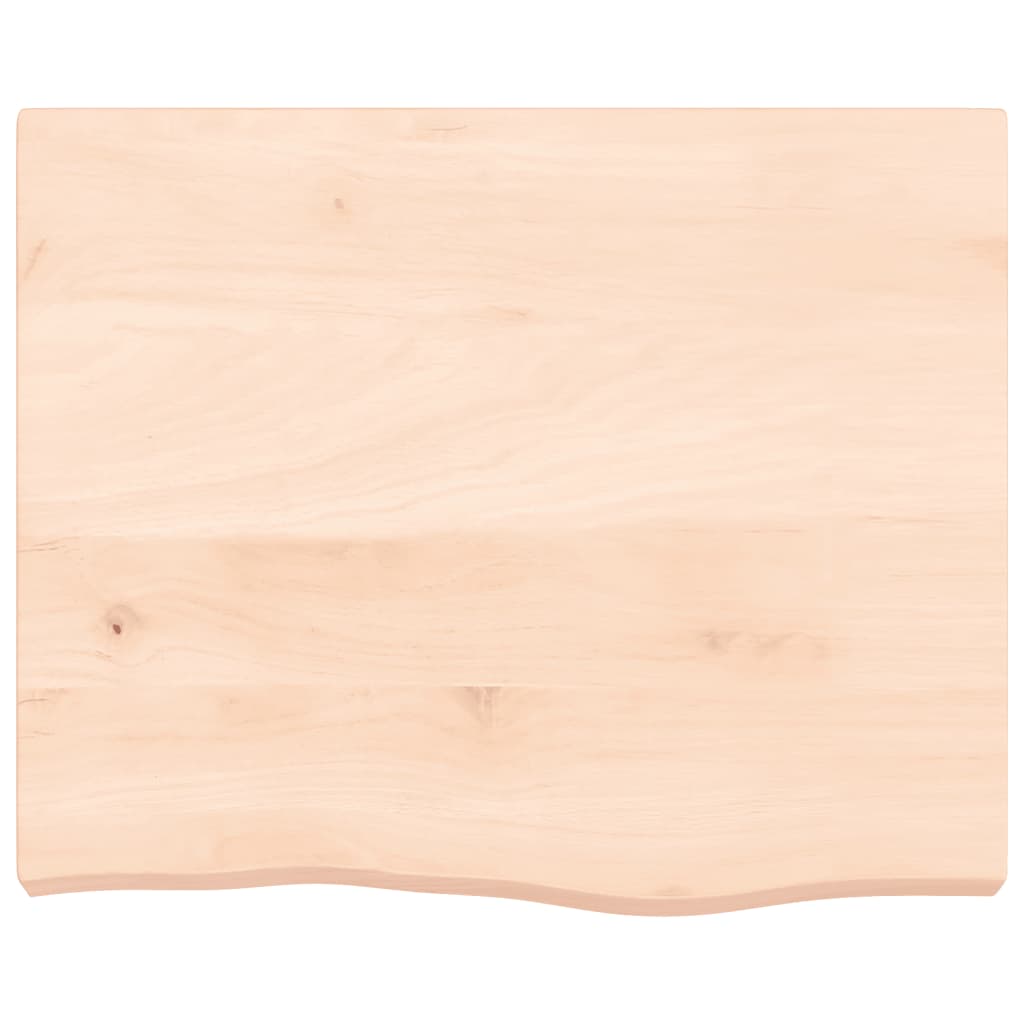 Bathroom Countertop 60x60x(2-6) cm Untreated Solid Wood