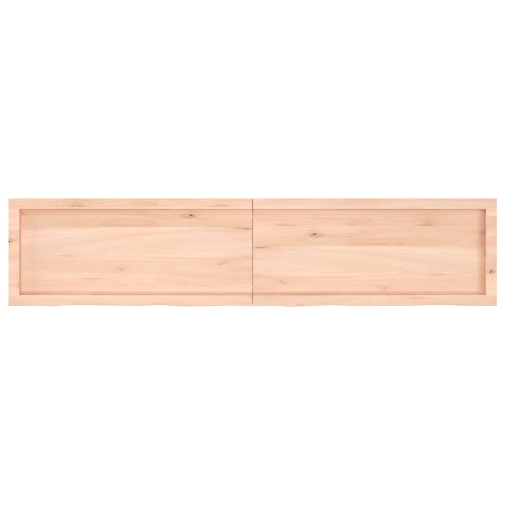 Bathroom Countertop 180x40x(2-4) cm Untreated Solid Wood