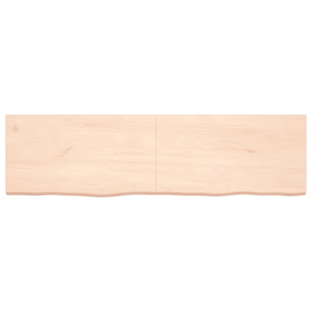 Bathroom Countertop 180x50x(2-6) cm Untreated Solid Wood