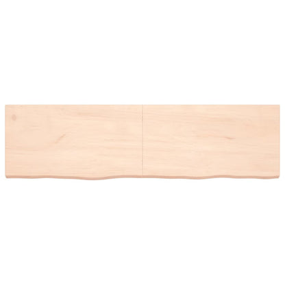 Bathroom Countertop 180x50x(2-6) cm Untreated Solid Wood