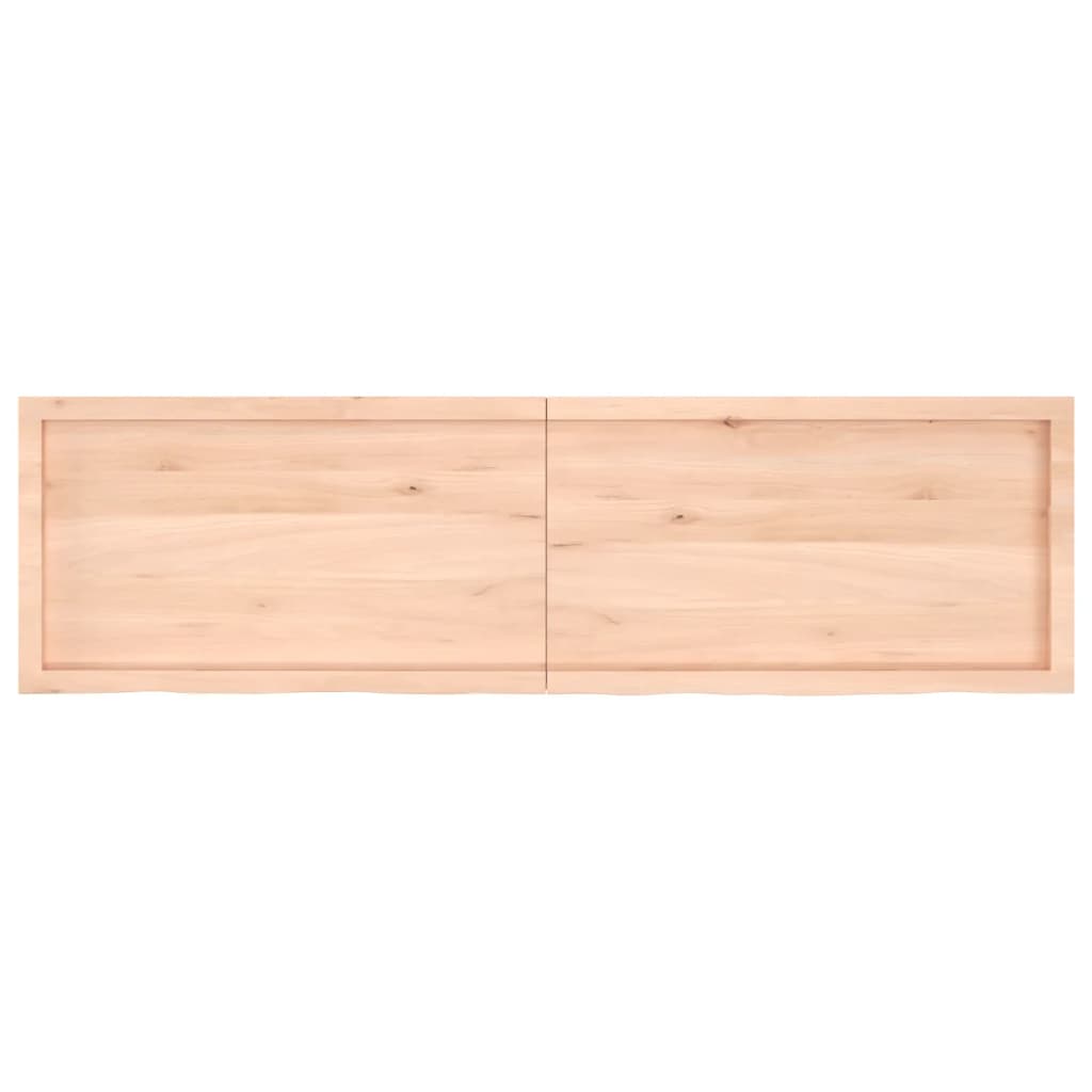 Bathroom Countertop 180x50x(2-6) cm Untreated Solid Wood