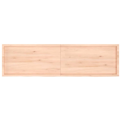 Bathroom Countertop 220x60x(2-4) cm Untreated Solid Wood