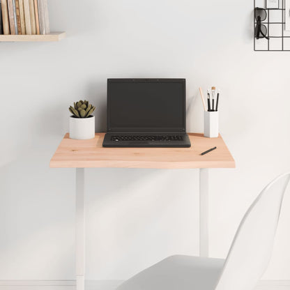 Table Top 60x40x2 cm Untreated Solid Wood Oak