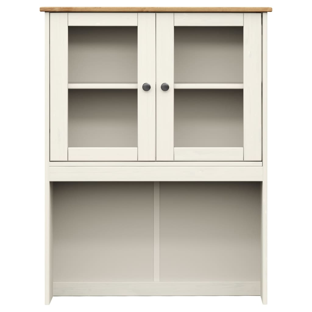 Dresser Top VIGO White 78x30x100 cm Solid Wood Pine